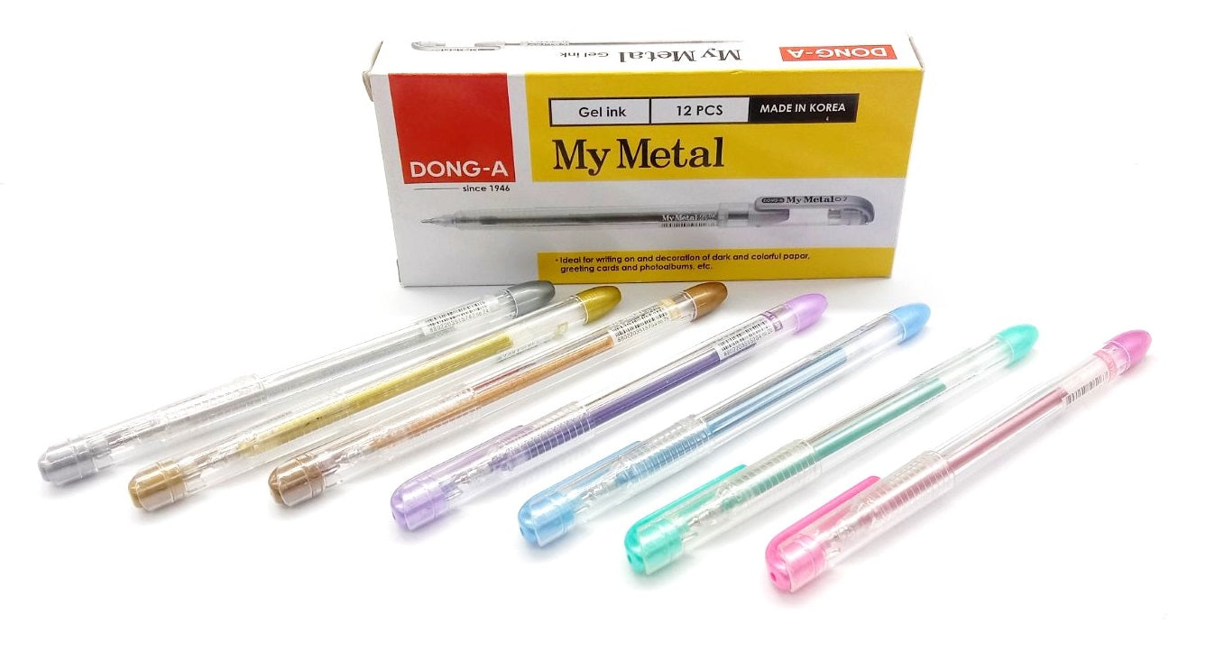 DONG-A MY METAL GEL PEN 0.7 COLOR