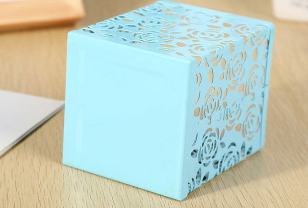 Metal Pen Stand / Pencil Stand Round or Square Random color (DGG)