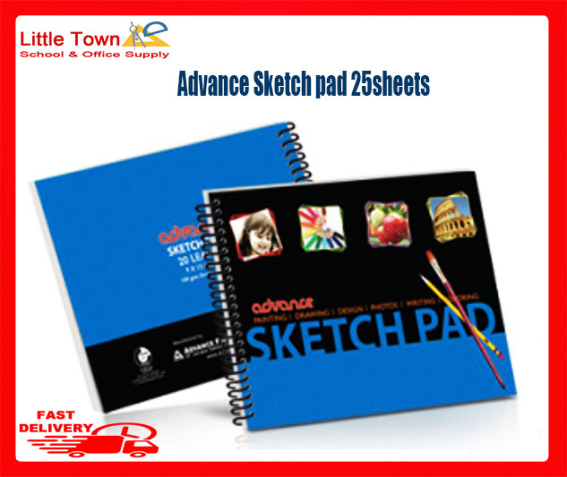 Advance Sketch pad 95gms 9x12 inches 25 sheets