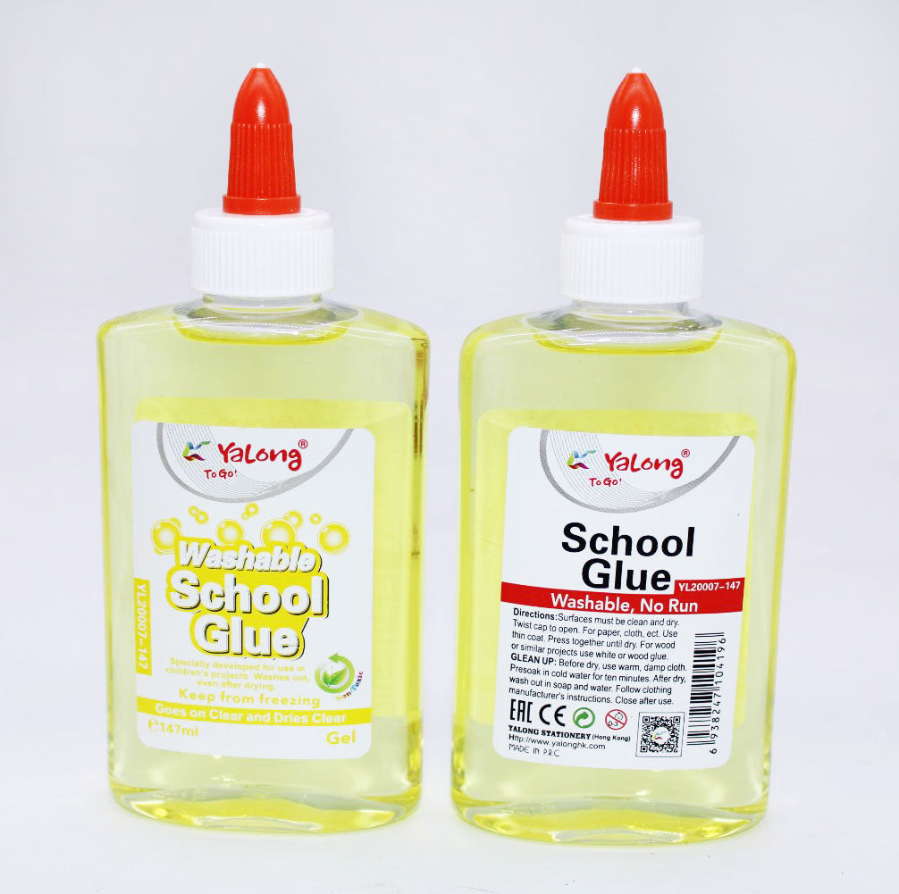 Yalong Washable School Glue 147ml Random Color (YL20007-147) 45908