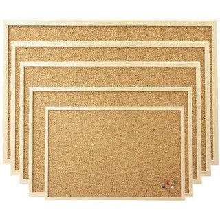 Cork Board Wooden Frame