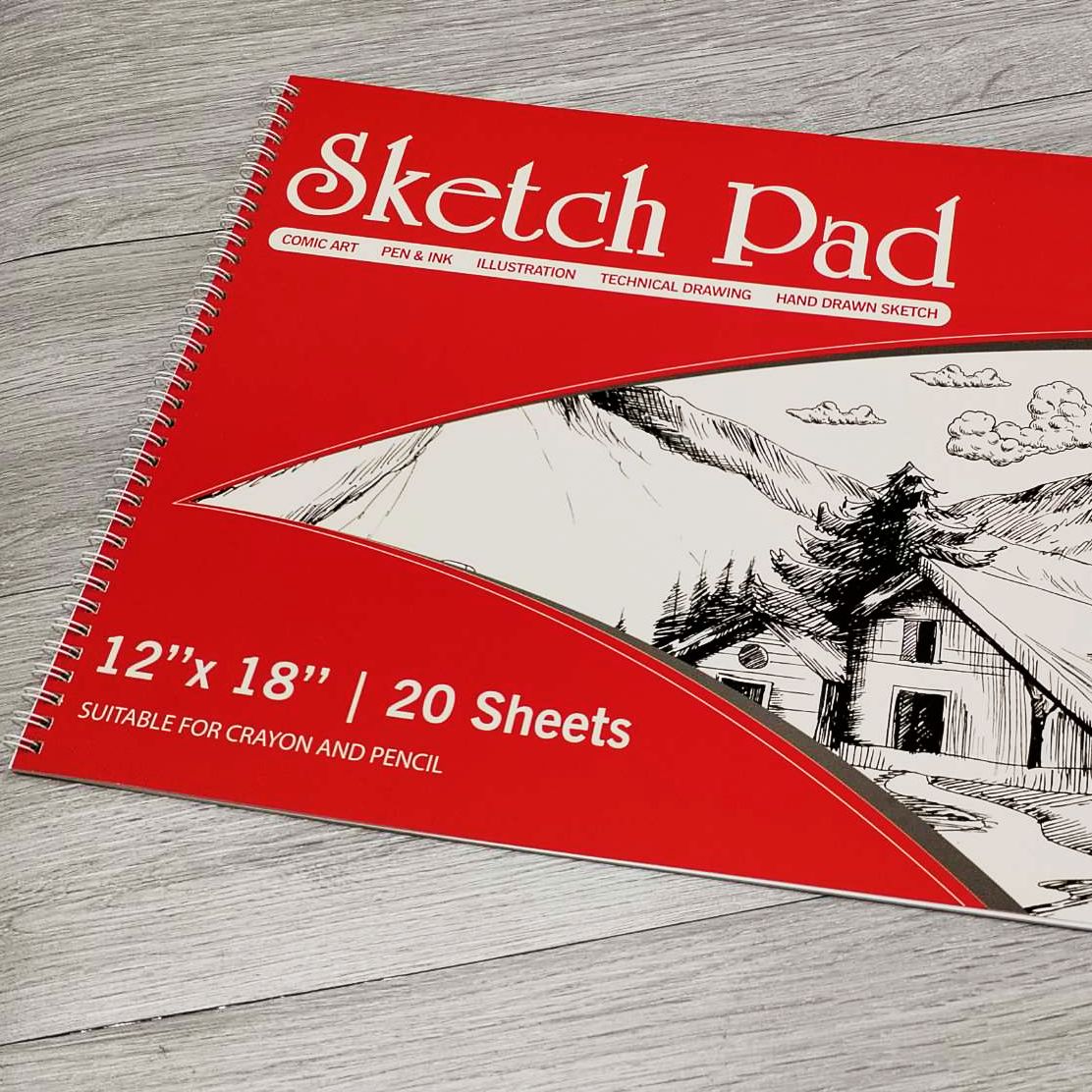 Valiant Sketch Pad 20 sheets 12"x18" inches