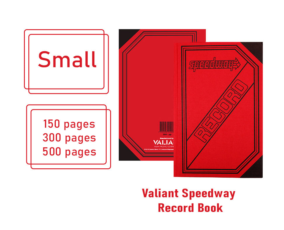 Valiant Speedway record book Small