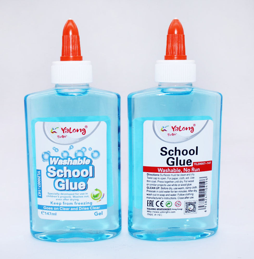 Yalong Washable School Glue 147ml Random Color (YL20007-147) 45908