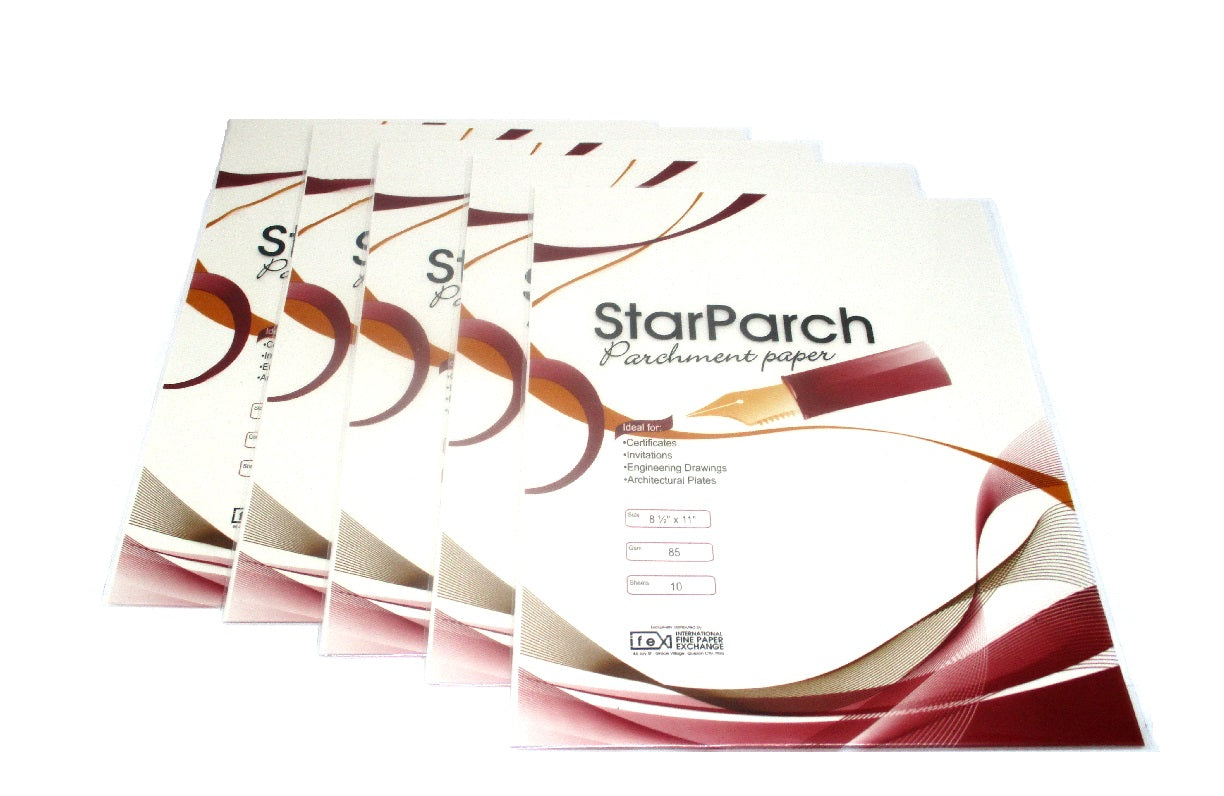 10 Sheets Star Parch Parchment Paper Size Short 85gsm (03009527)