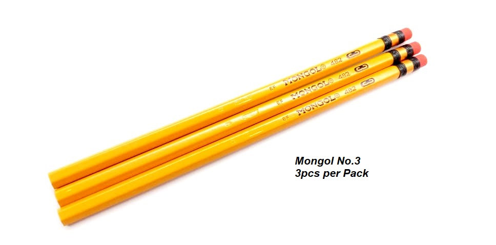 3pcs Mongol Writing Pencil Sketch Pencil 3pieces