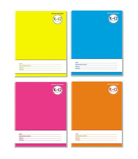 1pads Avanti K-12 Composition Notebook / Writing Notebook Color Coding 80leaves (size 6 1/2" X 8 3/8") Random Color