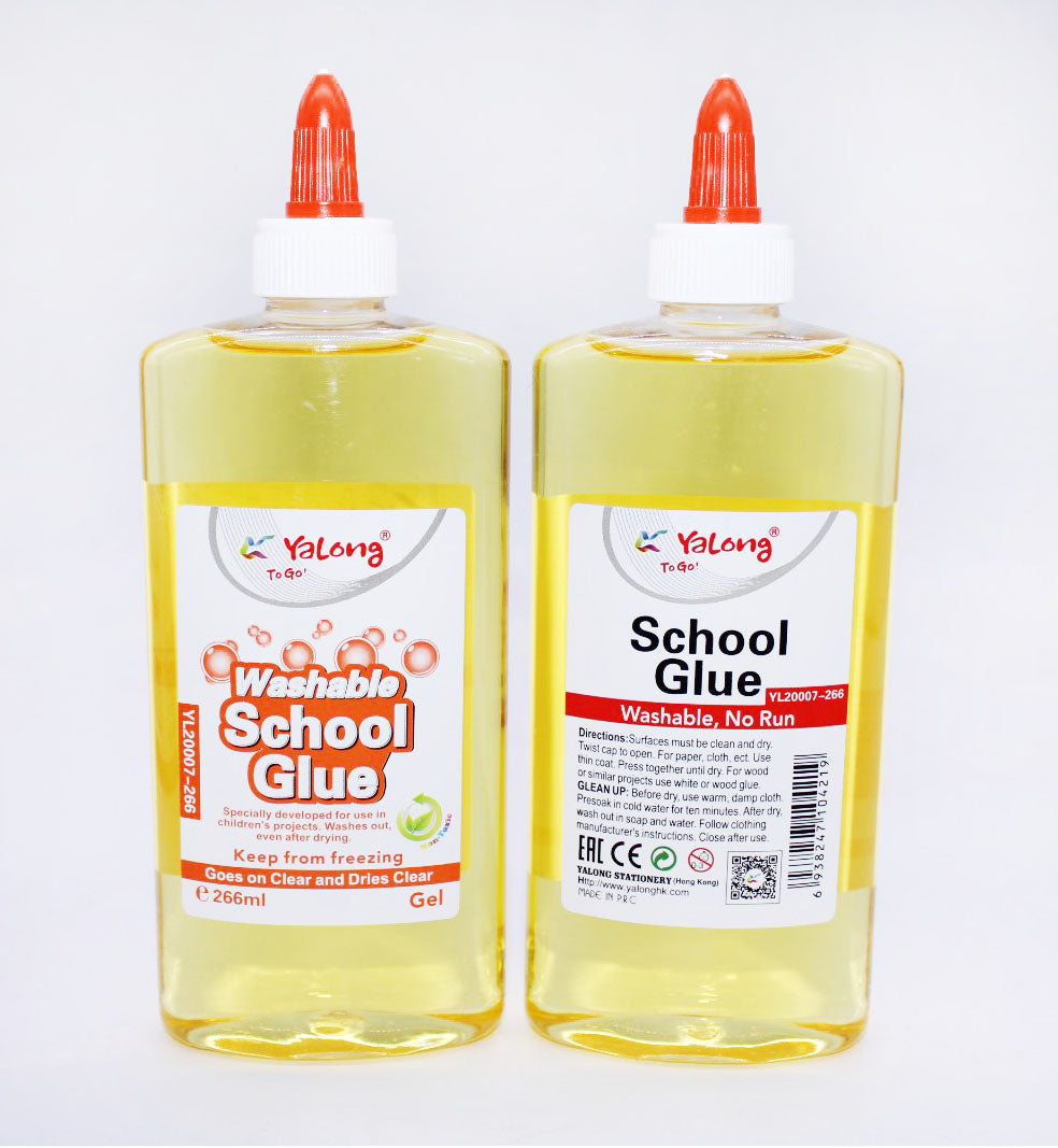 Yalong Washable School Glue 266ml (YL20007-266) 45909