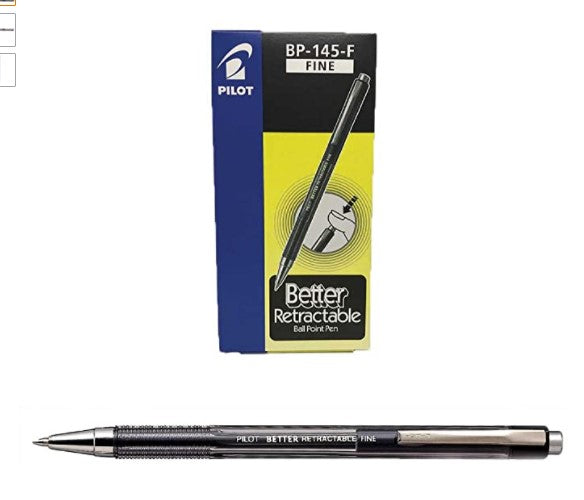 Pilot Better retractable ball point pen BP-145-F