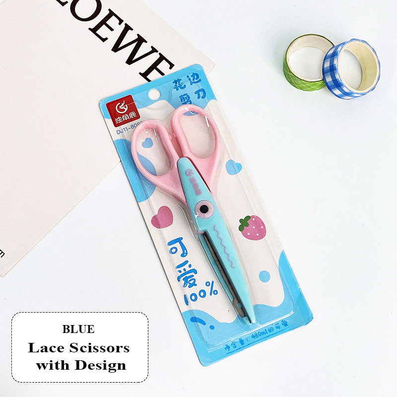 Dingli Lace Scissors cute cutting design multiple shape  DL3137