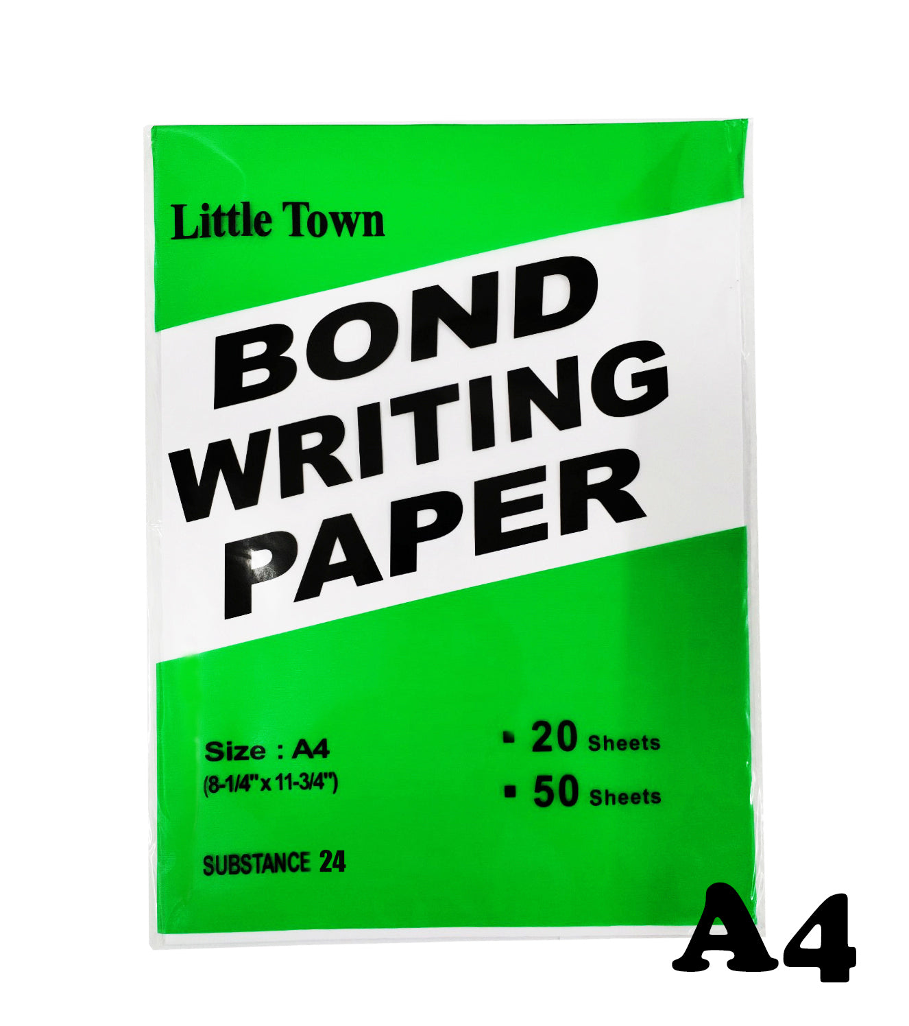 Little Town Bond Paper/ Bond Writing Paper 100gsm / Substance 30 / 20sheets