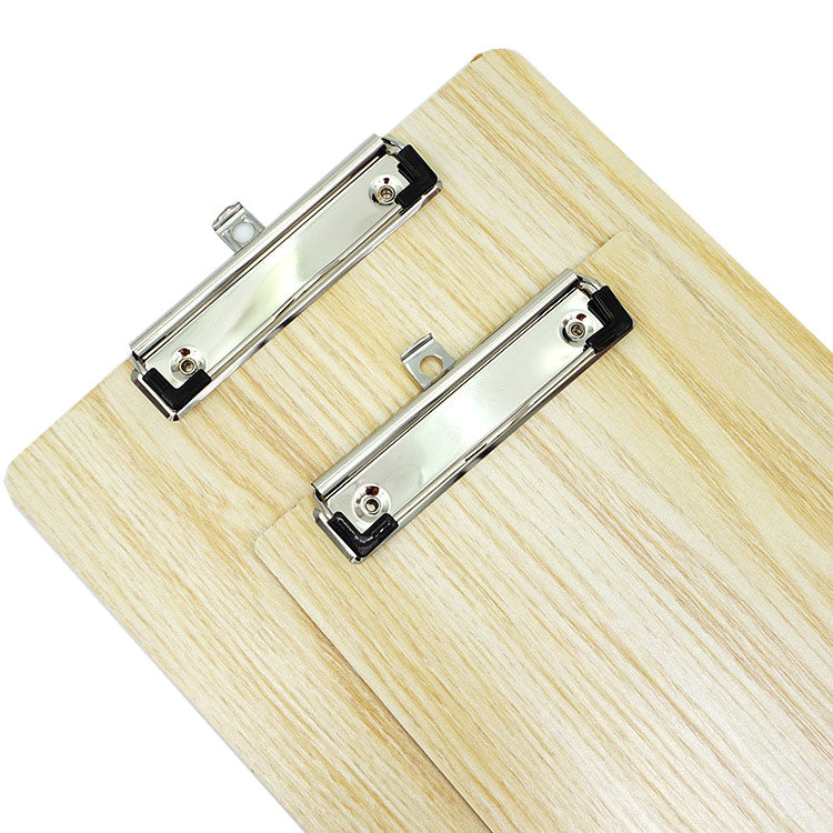 Wooden Clipboard with wood design Size A4 or A5 Random color (DGG)