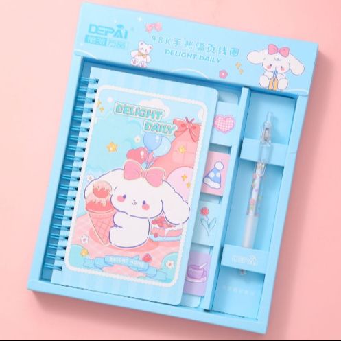 Hand Book Notebook Delight Daily Diary Notebook with pen Random Color