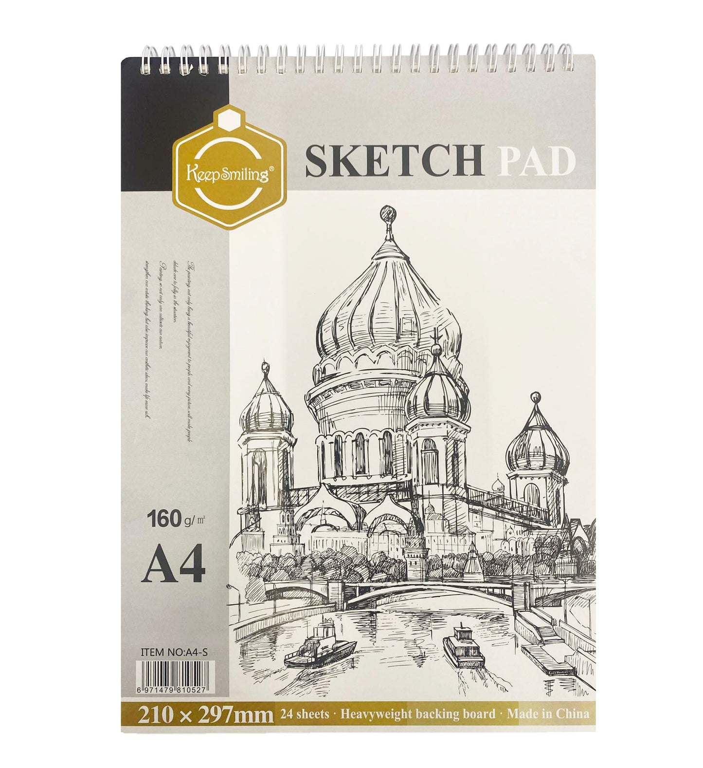 Keep Smiling Artist Sketch Pad 160g 24sheets (KS)