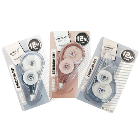 1 Piece Dominic Correction tape 12m x 5mm (Random Color)