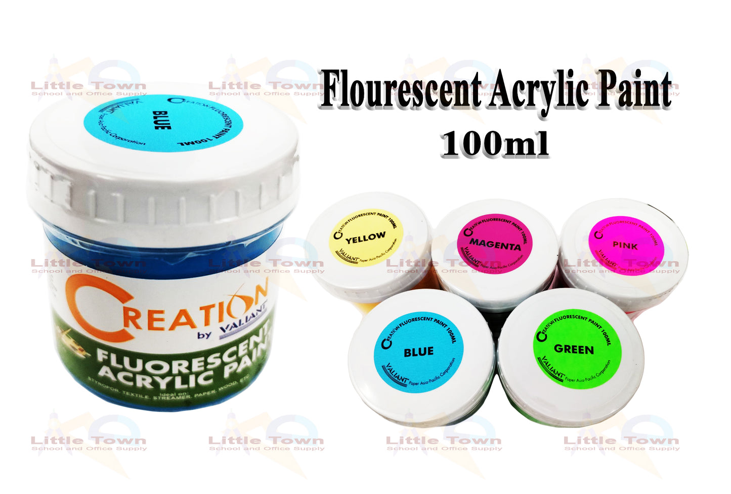 Creation Fluorescent Acrylic Paint 100ml