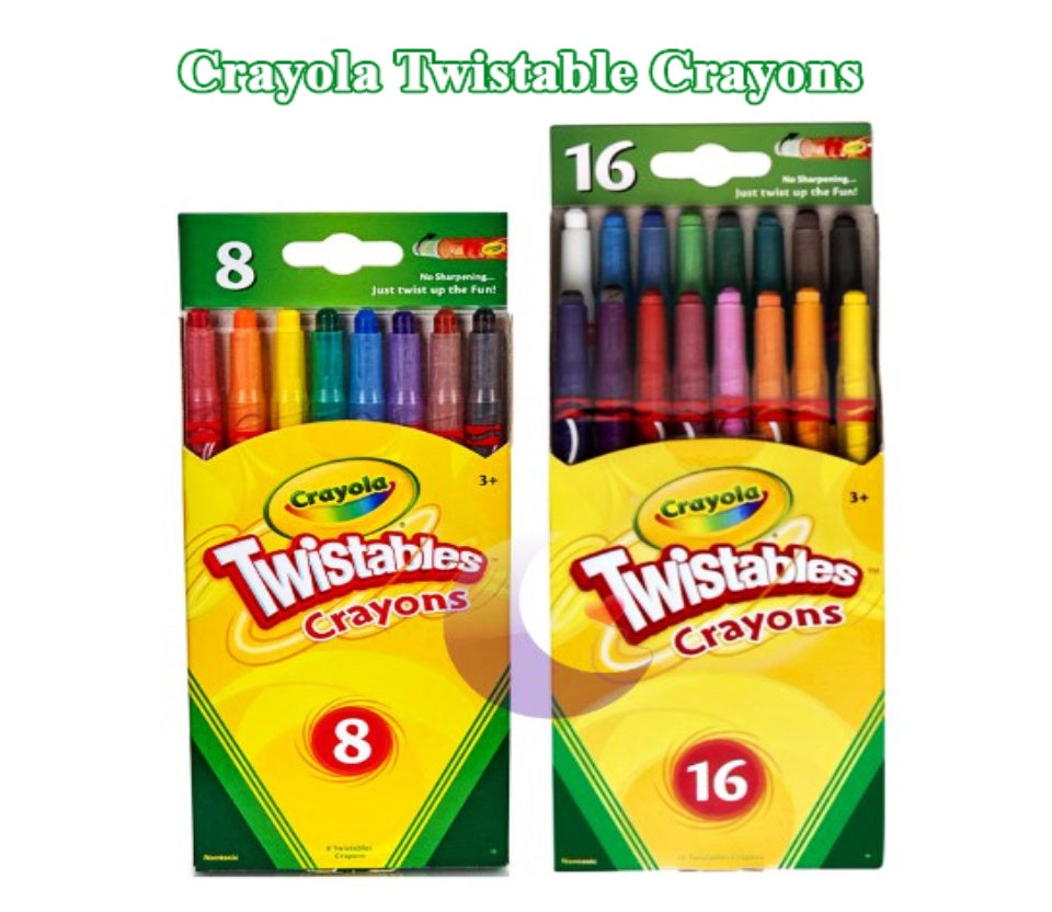 Crayola Twistable Crayons 8colors and 16colors