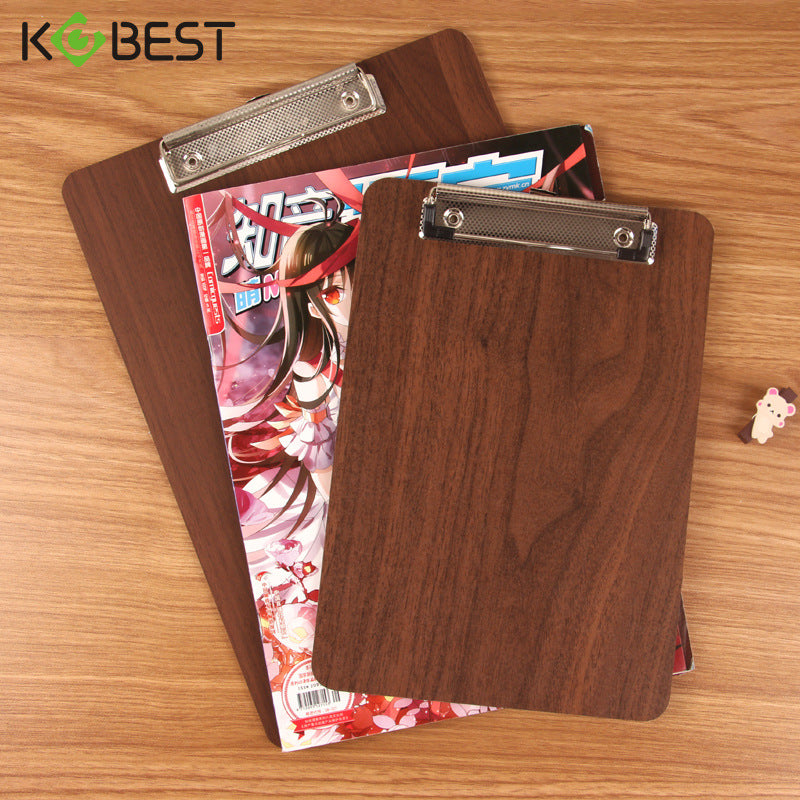 Wooden Clipboard with wood design and color A5 & A4 size (Random Color)