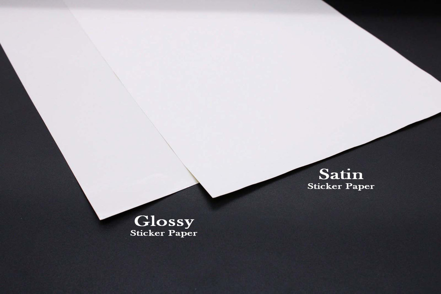 White Satin Sticker Paper Size A4 20Sheets