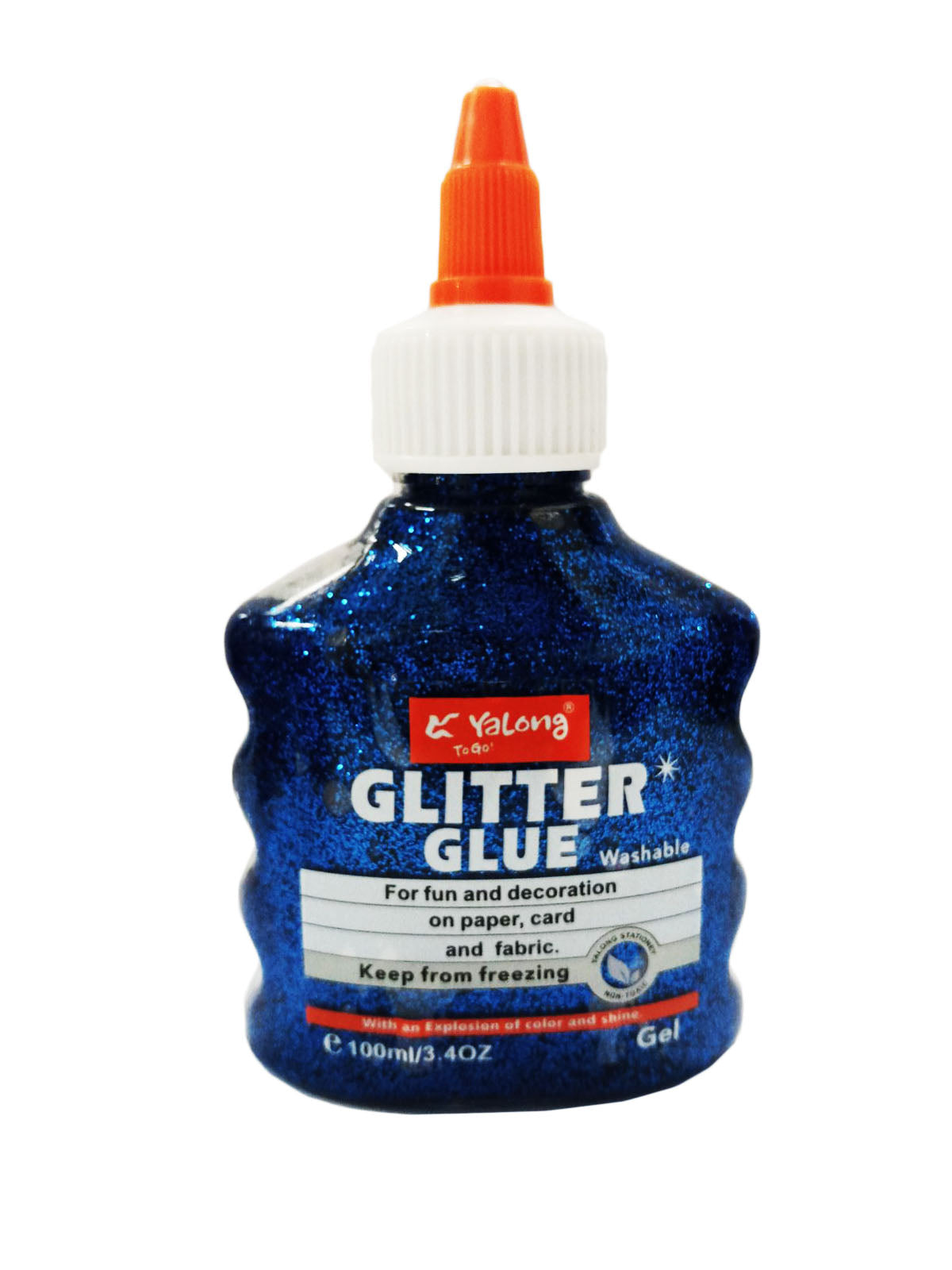 1pcs Yalong Glitter Glue Metallic Color 100ml Random Color (YL192115)