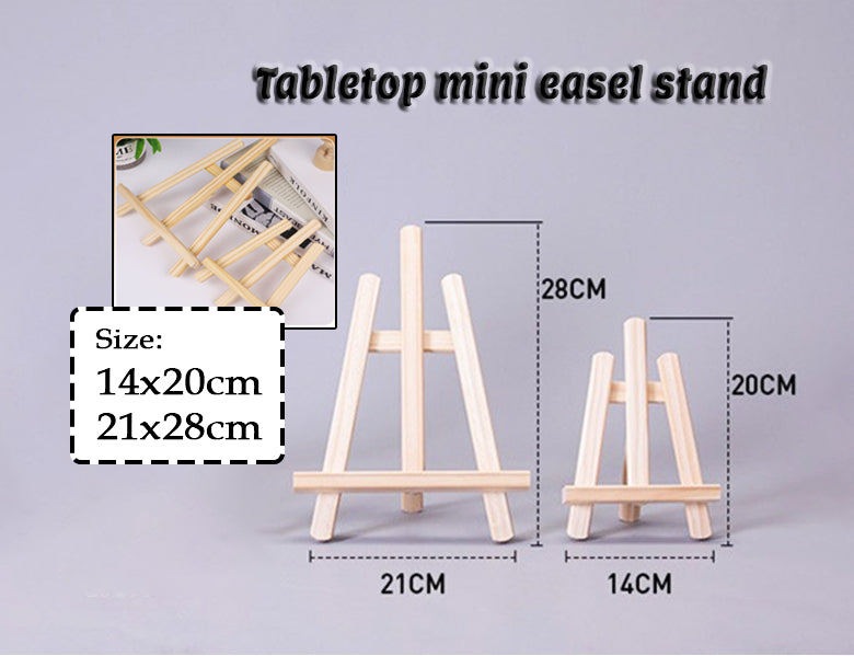 Mini Easel stand wooden use for painting board table sketch tripod small art easel