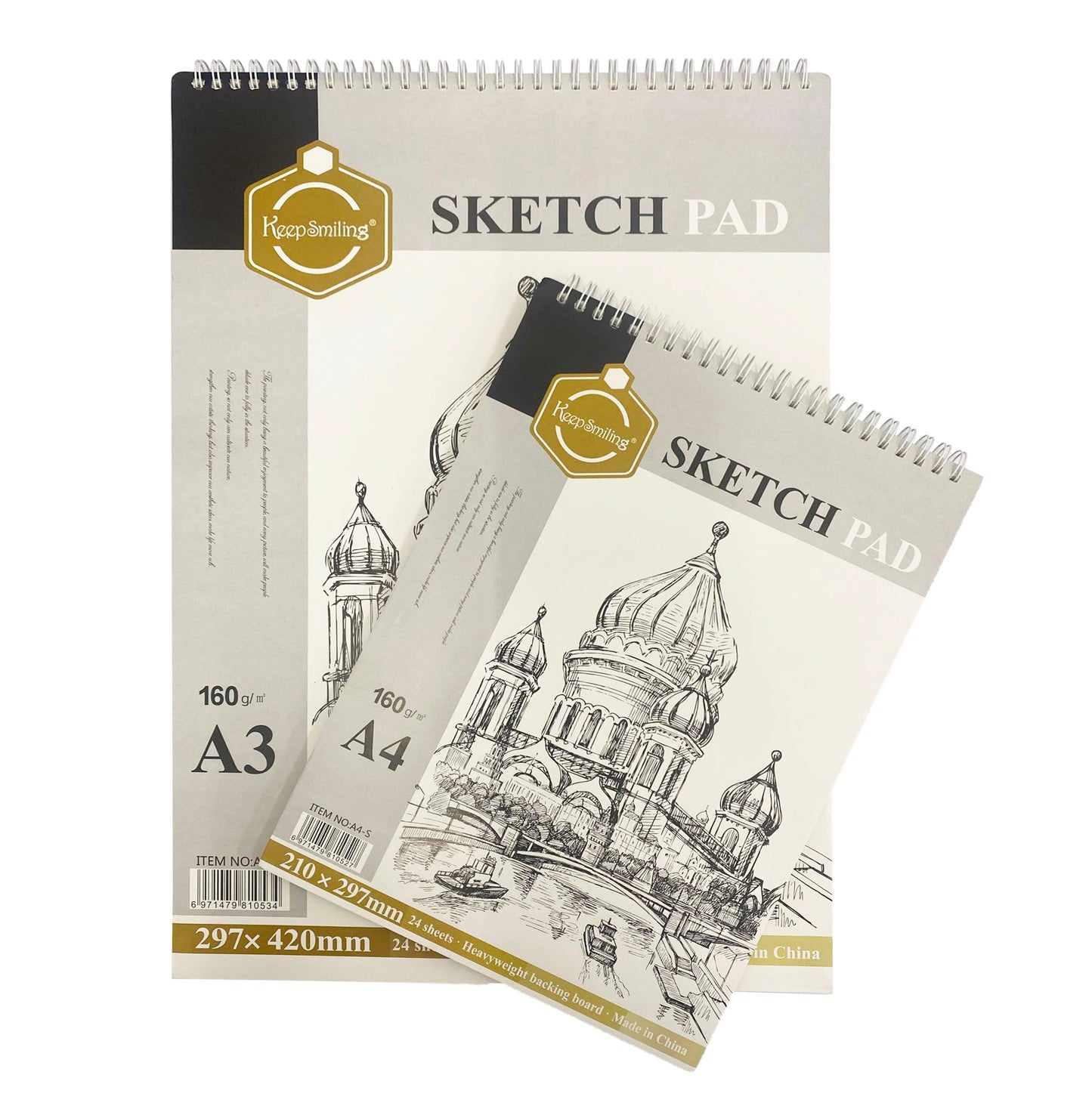 Keep Smiling Artist Sketch Pad 160g 24sheets (KS)