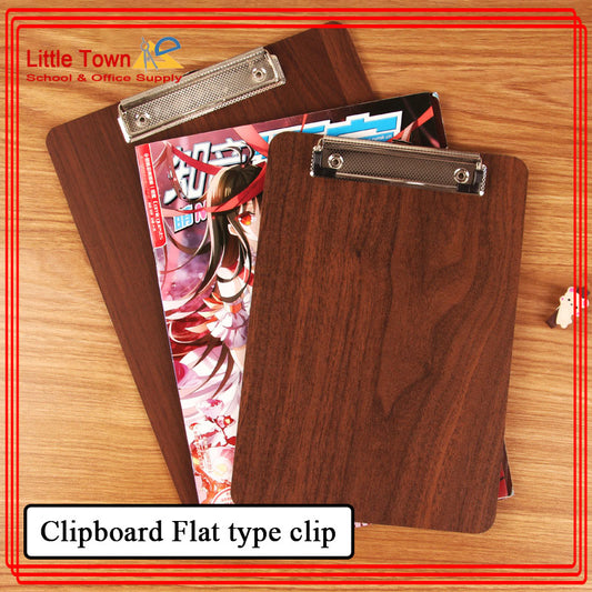 Wooden Clipboard with wood design and color A5 & A4 size (Random Color)