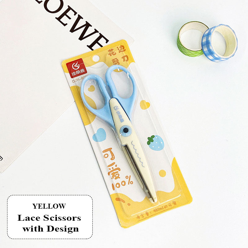 Dingli Lace Scissors cute cutting design multiple shape  DL3137