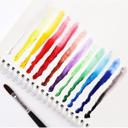 Keep Smiling Water Colors paint Set 12 Pcs Size:12x6ml / 12x12ml