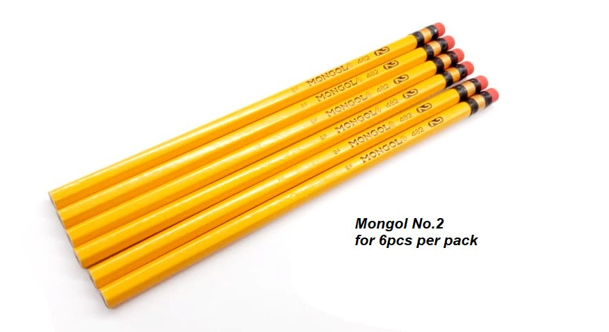 6pcs Mongol Writing Pencil Sketch Drawing pencils