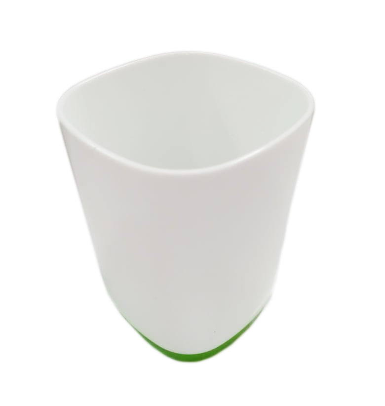 Plastic thickened pen stand White pen holder (DG-6917)