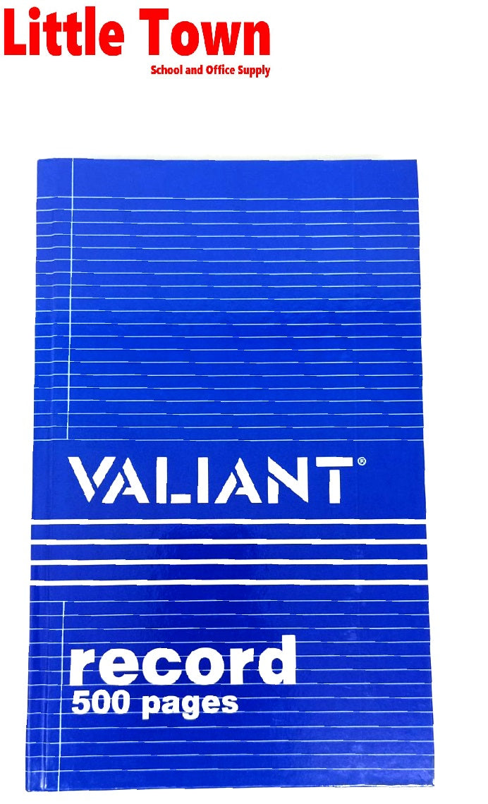 Valiant Record Book Notebook Hard Cover Big Record Book