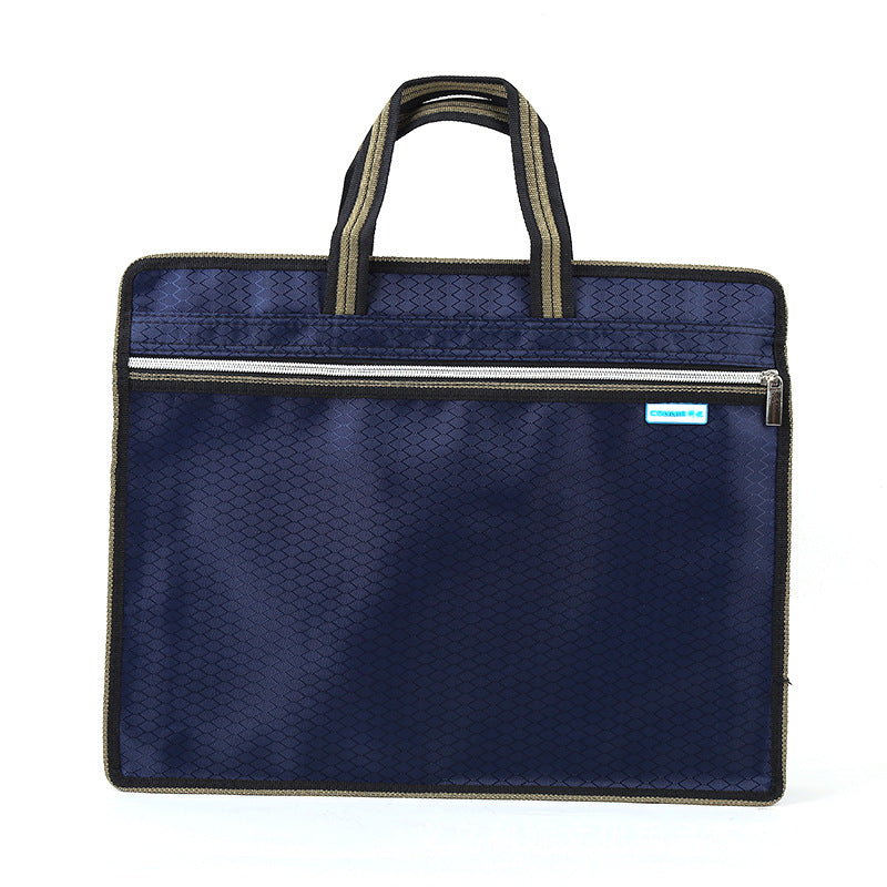 Horizontal Document Bag double-layer bag file folder storage bag business bag B4 39x30.5cm