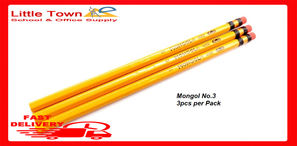 3pcs Mongol Writing Pencil Sketch Pencil 3pieces