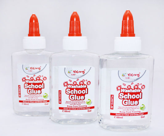 Yalong Washable School Glue Clear 88ml (YL20010-88) 45906