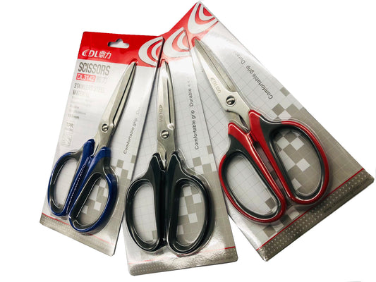 Dingli Stainless Steel Material Scissors Household Scissors Civil Scissors Office Scissors Random Color DL3142