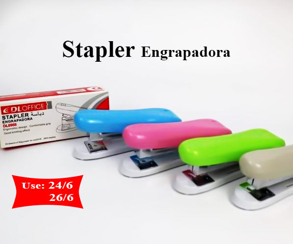 Dingli Stapler pastel color 20 Sheets of 80g paper staples #35 DL0968 (11107)