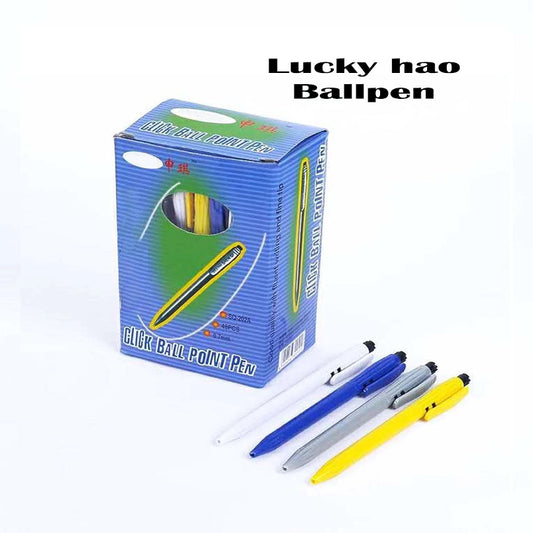 Press ball-point pen plastic shell oil pen ball-point pen / Click Ballpen 0.7mm Black ink