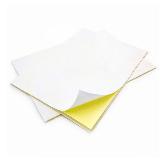 White Satin Sticker Paper Size A4 20Sheets