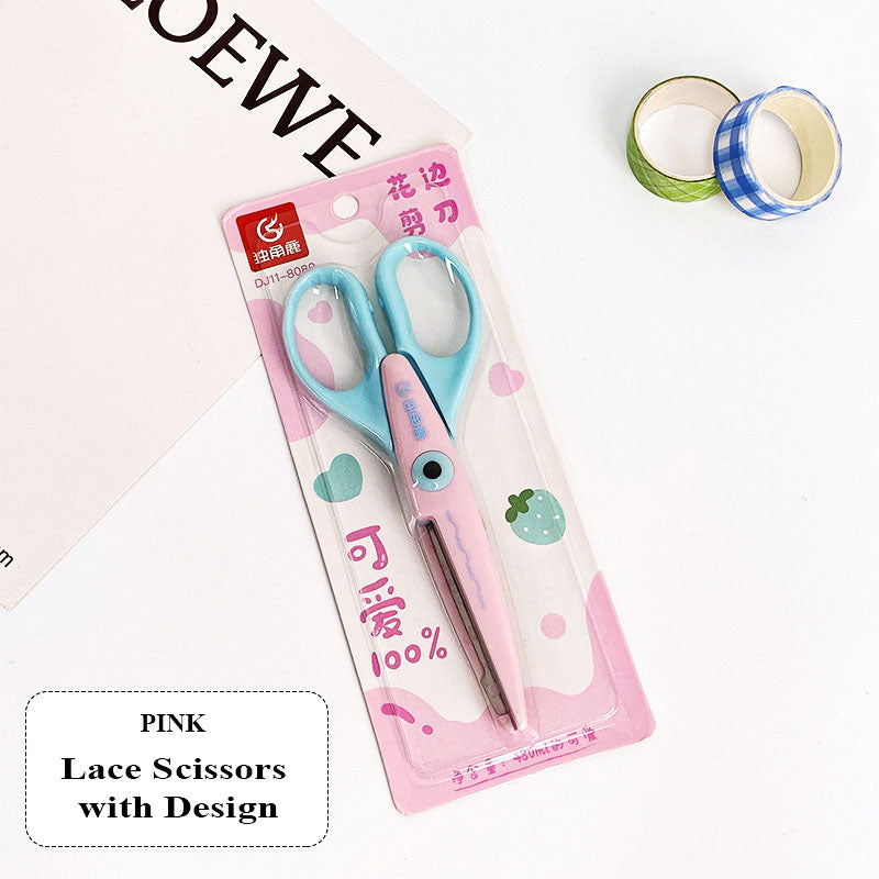 Dingli Lace Scissors cute cutting design multiple shape  DL3137