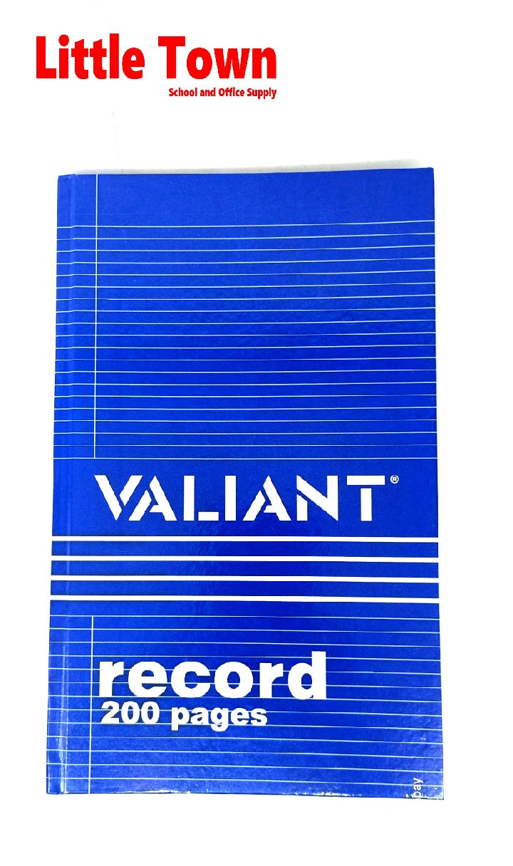 Valiant Record Book Notebook Hard Cover Big Record Book