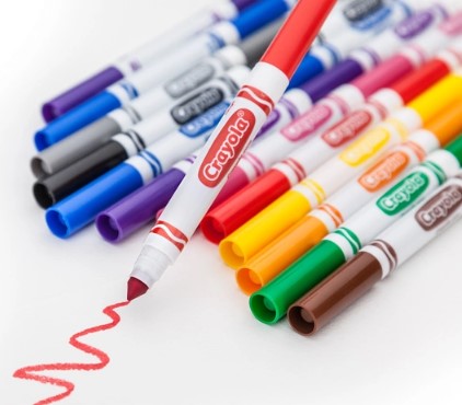 Crayola Markers 10's Color Classic Fine/Broad Line