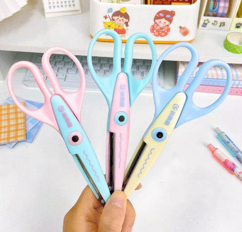 Dingli Lace Scissors cute cutting design multiple shape  DL3137