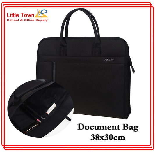 Portable Document Bag, Office Meeting Bag, Business Information Bag, Waterproof Briefcase Laptop Bag