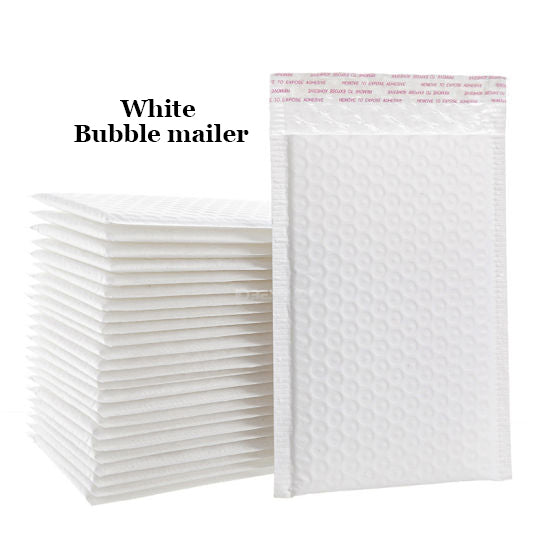 White bubble mailer / bubble envelope with self seal padded envelopes waterproof