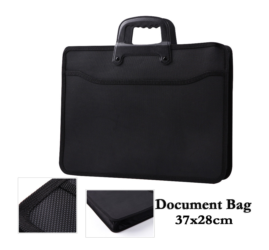 Portable Document Bag Oxford Waterproof Business Office Bag B5 (37x28cm)