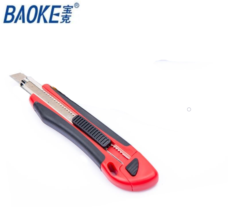 Baoke utility knife color changeable blade media knife paper knife 9mm Random Color