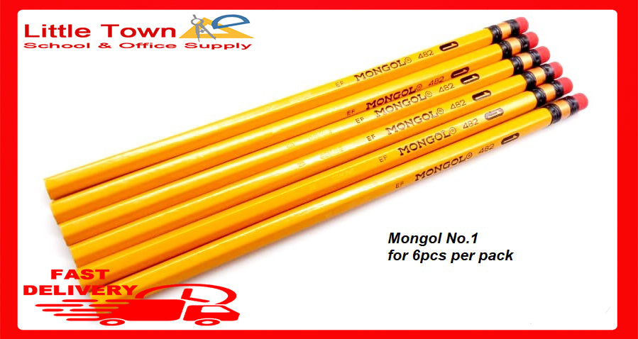 6pcs Mongol Writing Pencil Sketch Drawing pencils