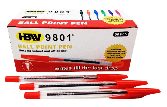 HBW 9801 Ball Point Pen Ballpen 12pcs