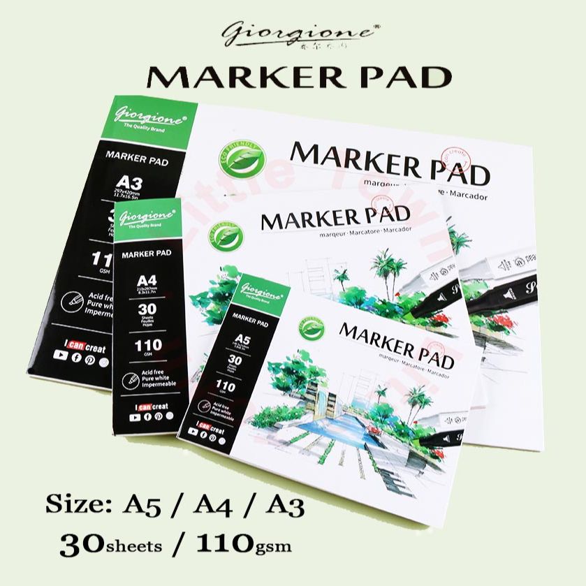 Water Colour pad/Drawing Pad 20sheets / 300gsm size A4/A5